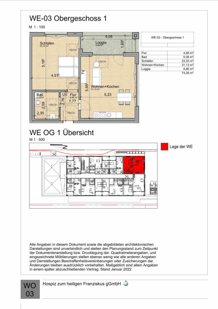 Aufgehoben. Wohnen am Hospiz.