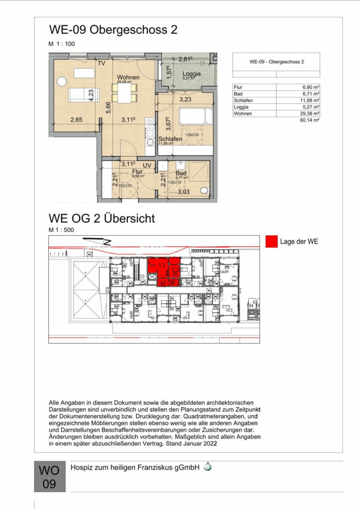 Aufgehoben. Wohnen am Hospiz.