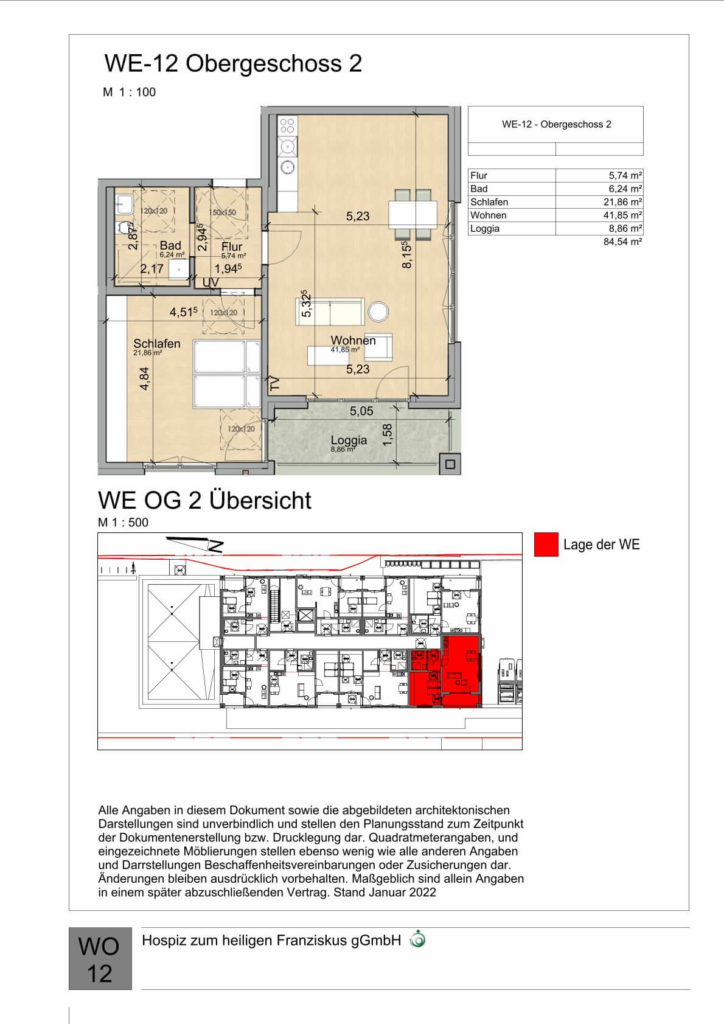 Aufgehoben. Wohnen am Hospiz.